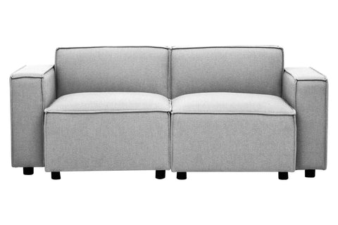 Toulouse Grey Fabric Right Arm Modular Sofa