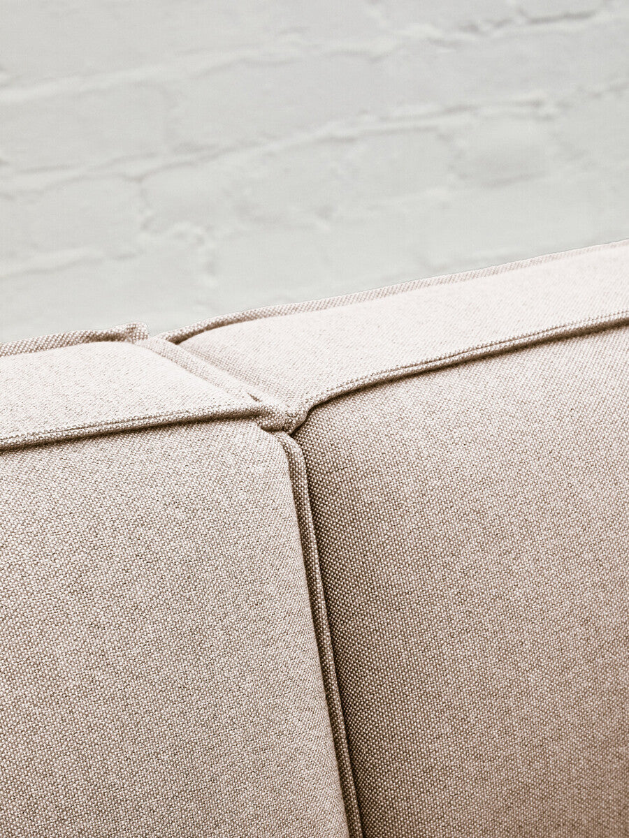 Toulouse Natural Fabric Armless Modular Sofa