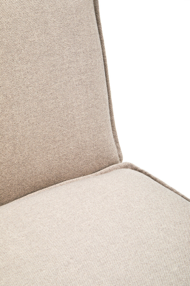 Toulouse Natural Fabric Armless Modular Sofa