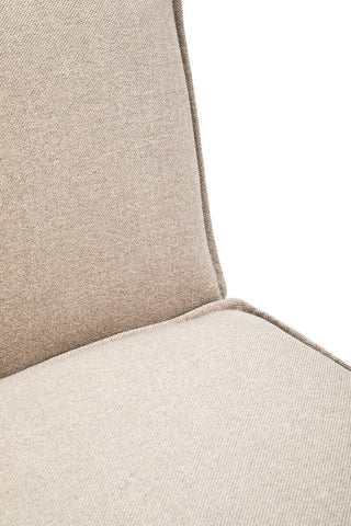 Toulouse Natural Fabric Armless Modular Sofa