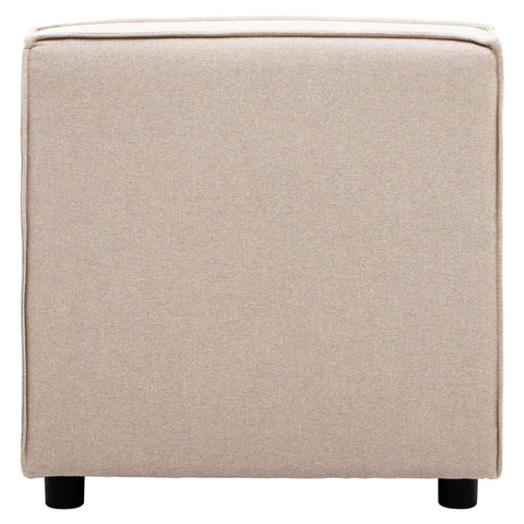 Toulouse Natural Fabric Armless Modular Sofa