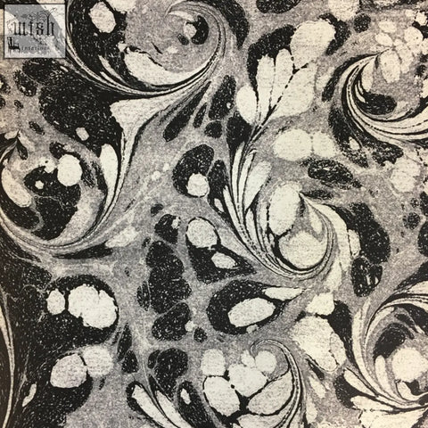 Black and white marbled paper with swirling patterns featured in tourmaline wallpaper check shipping times for delivery