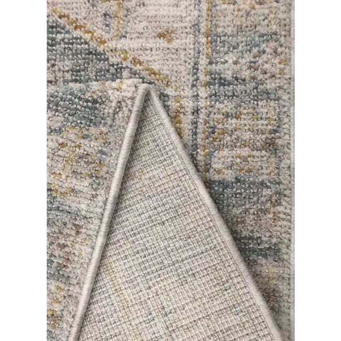 Traditional Medallion Vintage Rug with Cotton Fringe - Rugs