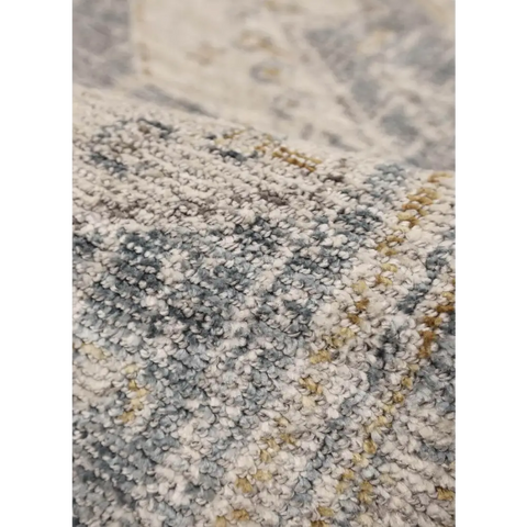 Traditional Medallion Vintage Rug with Cotton Fringe - Rugs