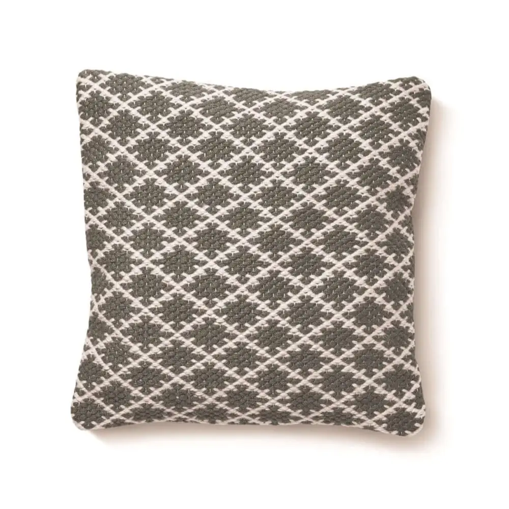 Trellis Design Woven Cushion - Home Accessories