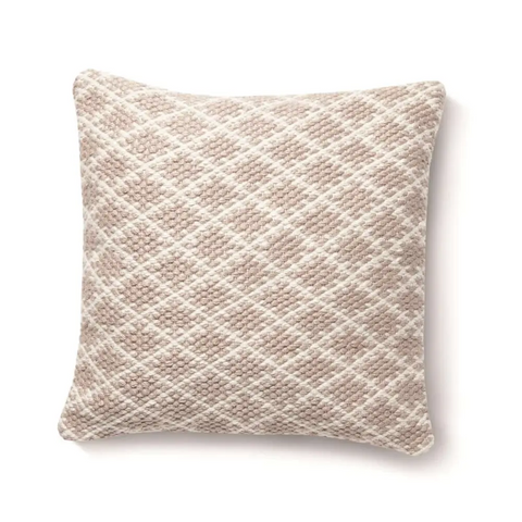 Trellis Design Woven Cushion - Home Accessories