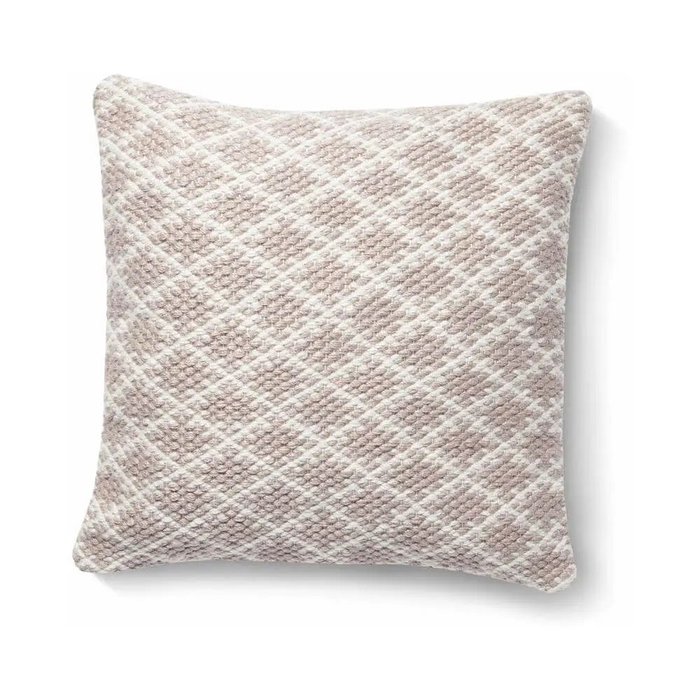 Trellis Design Woven Cushion - Natural / 45X45 cm - Home Accessories