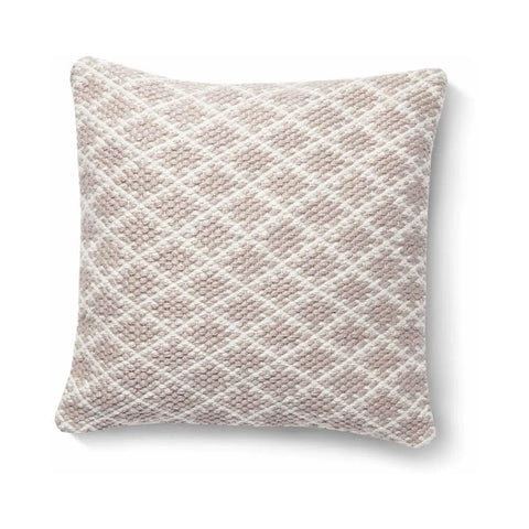 Trellis Design Woven Cushion - Natural / 45X45 cm - Home Accessories