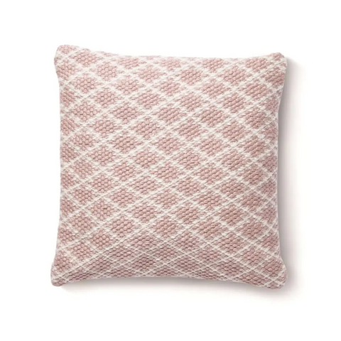 Trellis Design Woven Cushion - Rose / 45X45 cm - Home Accessories