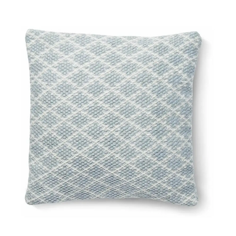 Trellis Design Woven Cushion - Sky Grey / 45X45 cm - Home Accessories