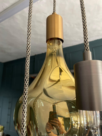 5 Light Cluster Evo Pendant Chandelier | Stairwell & High Ceiling Lighting UK