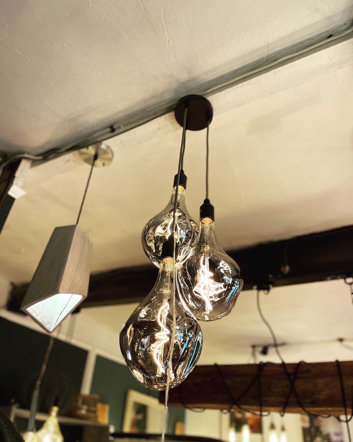 Triple Evo Cluster Pendant Light | Kitchen Island, Stairwell & Dining Lighting UK