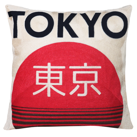 Tokyo Needlepoint Cushion