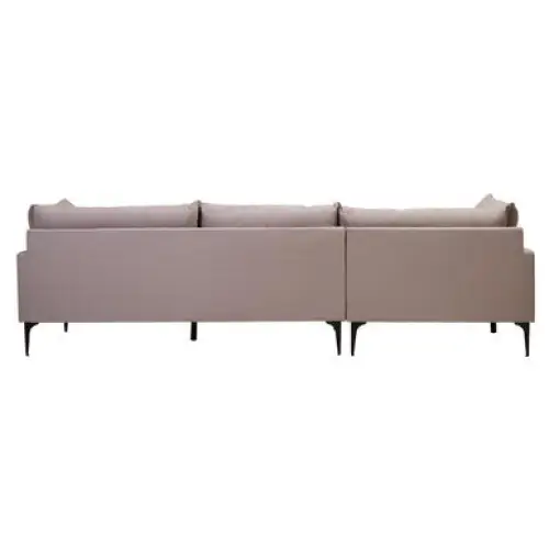Troyes Grey Three Seat Left Chaise Sofa - Sofa