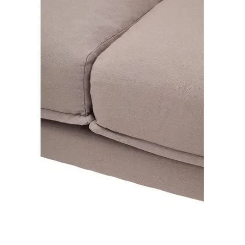 Troyes Grey Three Seat Left Chaise Sofa - Sofa