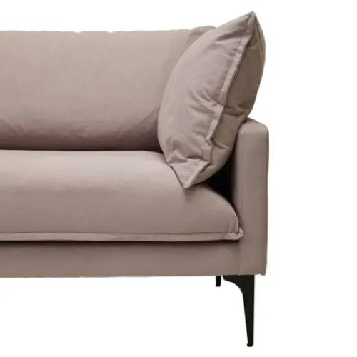 Troyes Grey Three Seat Left Chaise Sofa - Sofa