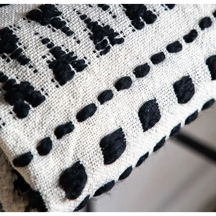 Tufted Aztec Throw 170cm x 130cm - throw