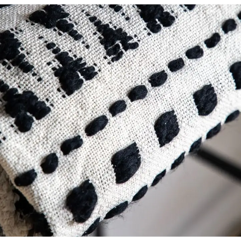 Tufted Aztec Throw 170cm x 130cm - throw