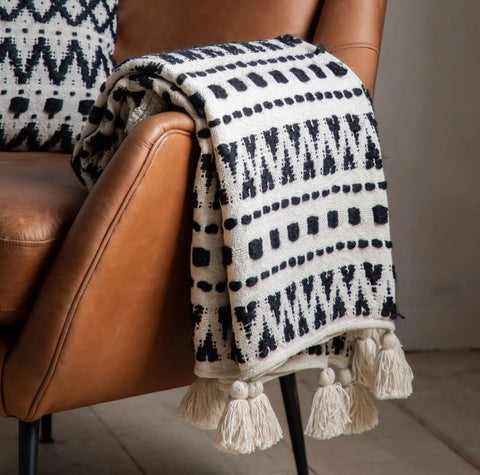 Tufted Aztec Throw 170cm x 130cm
