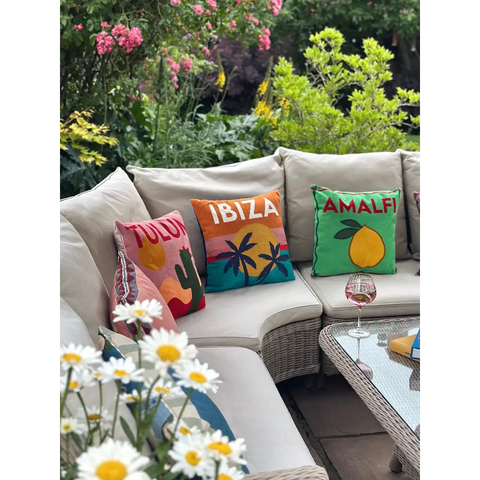 Tulum Needlepoint Cushion