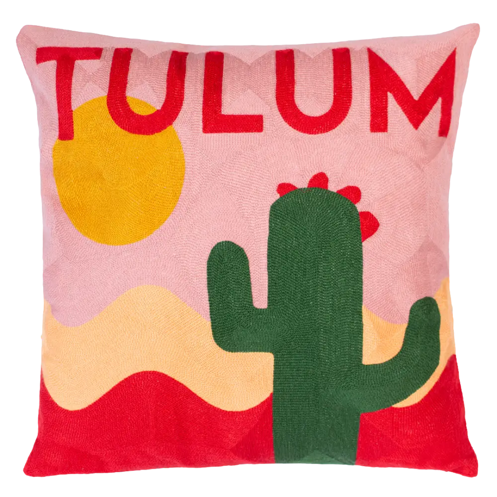 Tulum Needlepoint Cushion