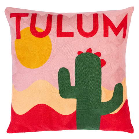 Tulum Needlepoint Cushion