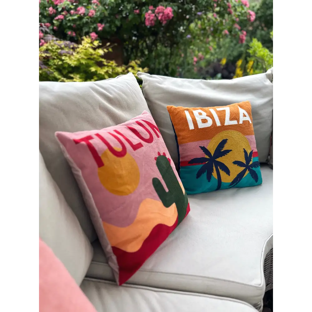 Tulum Needlepoint Cushion