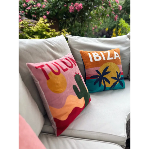 Tulum Needlepoint Cushion