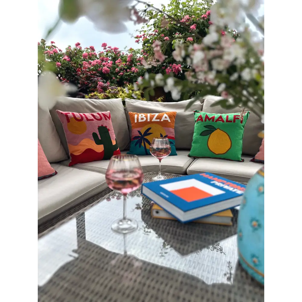 Tulum Needlepoint Cushion