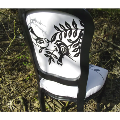 Two Birds Boudoir Chair - Black - Dining Chair