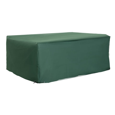 Outsunny 600D Oxford Patio Set Cover Outdoor Garden Rattan Furniture Protection Cover Protector Waterproof Anti-UV, Green, 245 x 165 x 55cm