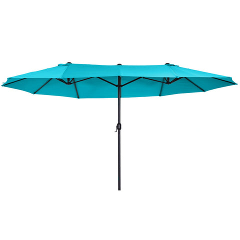 Outsunny 4.6m Canopy Parasol - Blue