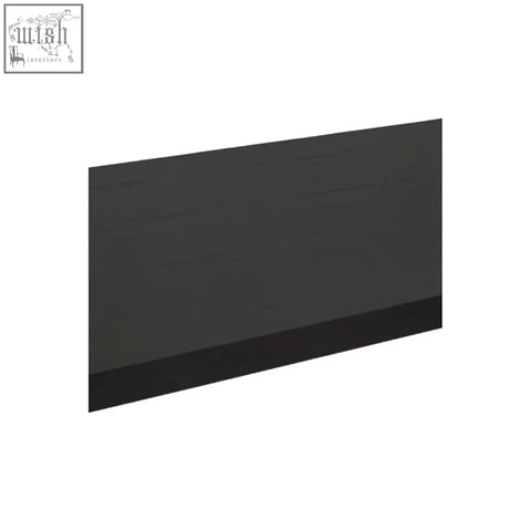 Black rectangular panel with smooth matte finish for ulmus dining table designed for stylish dining table use