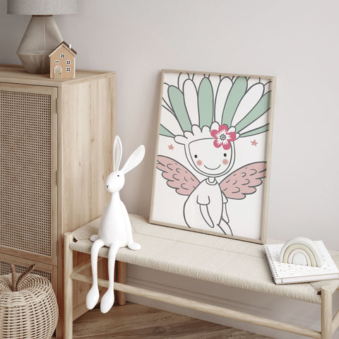 Unicorn name Wall art for Nursery