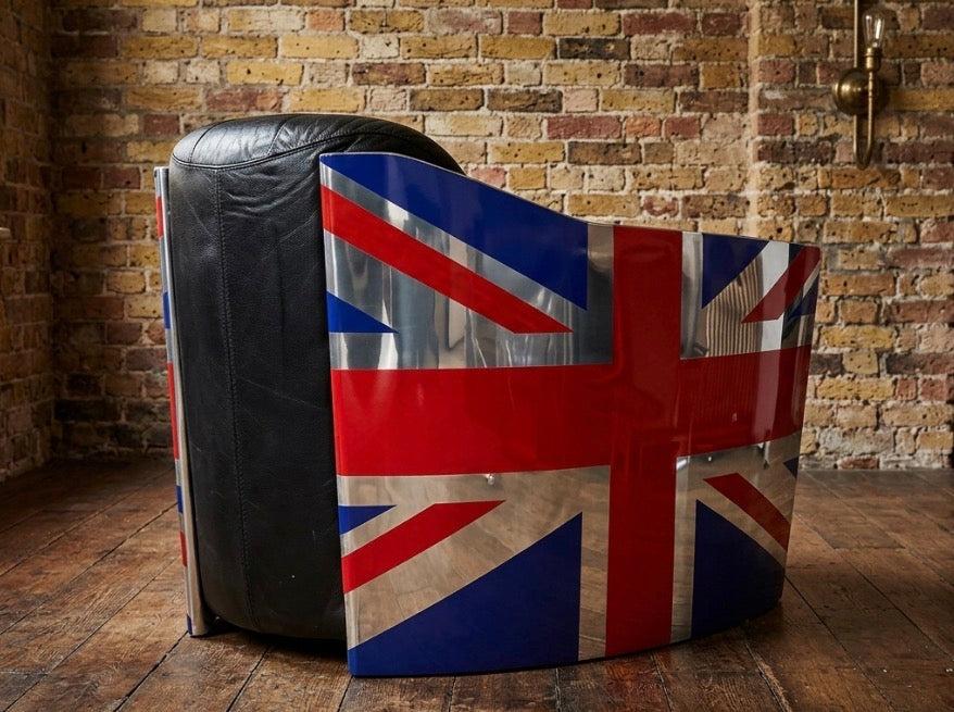 Union Jack Vintage Alloy Tub Chair