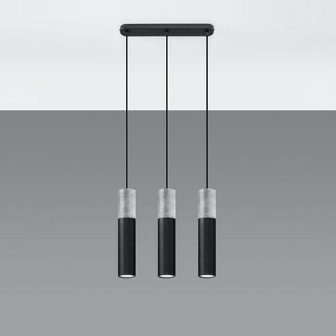 Pendant lamp Steel, concrete Borgio modern Design GU10