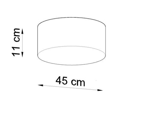 Wall Lamp ARENA White Round Shape Loft Design LED E27