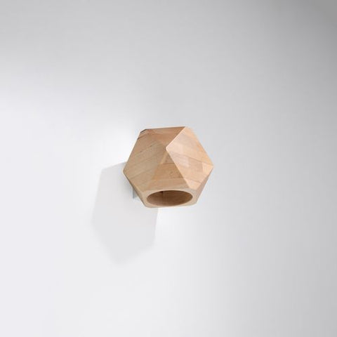 Wall lamp wood Woody Scandinavian Design G9