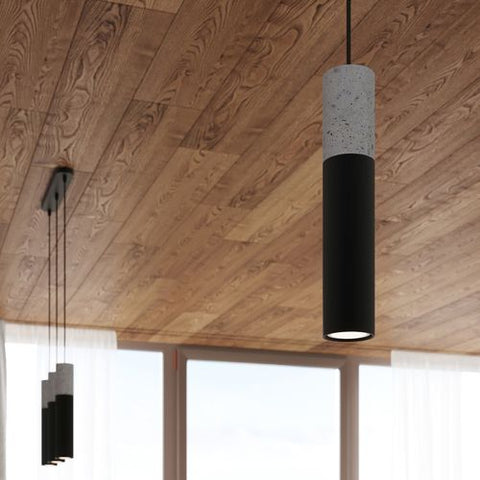 Pendant lamp Steel, concrete Borgio modern Design GU10