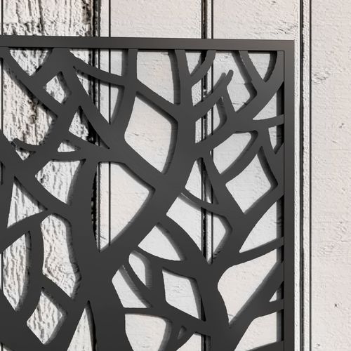 Outsunny Metal Raised Garden Bed with Trellis, Outdoor Elevated Planter Box