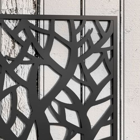 Outsunny Metal Raised Garden Bed with Trellis, Outdoor Elevated Planter Box
