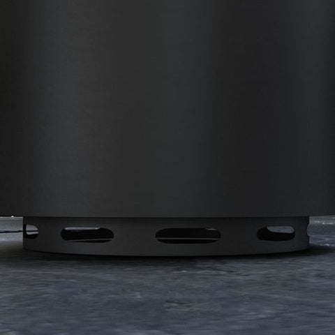 Outsunny 48.5cm Smokeless Wood Burning Firepit Metal Fire Pit, Black