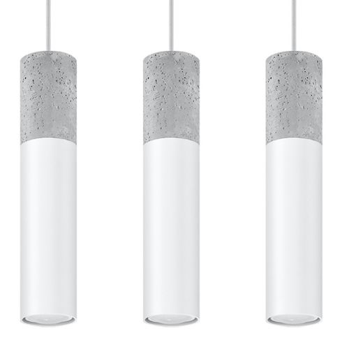 Pendant lamp Steel, concrete Borgio modern Design GU10