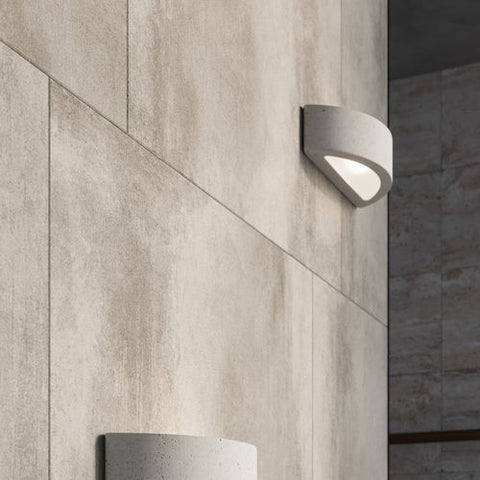 Wall lamp concrete, glass Atena modern Design E27