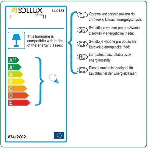 Pendant lamp LAGOS 1 White Round Tube Shape Modern Loft Design LED GU10