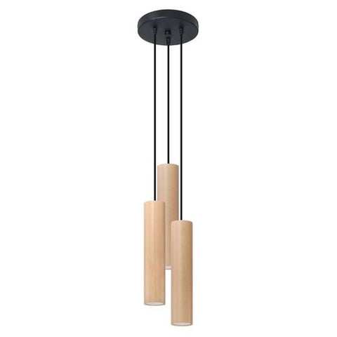 Pendant lamp wood Lino Scandinavian Design GU10