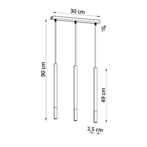 Pendant lamp steel Mozaica modern Design G9