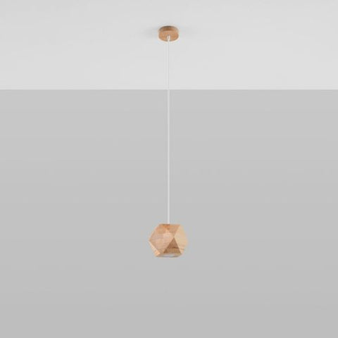 Pendant lamp wood Woody Scandinavian Design GU10