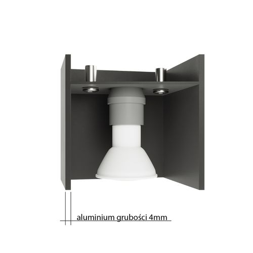 Wall lamp aluminum Lobo modern Design G9