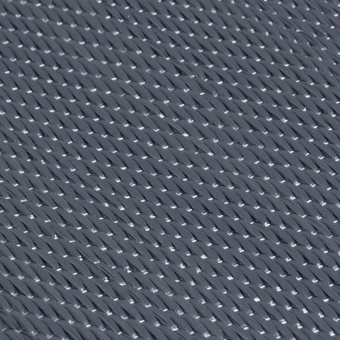Dark gray woven mesh urban outdoor rug anthracite with a tight interlaced pattern perfect for outdoor use